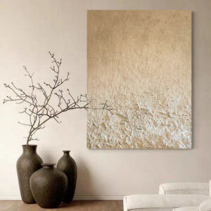 WABI-SABI STYLE TEXTURE ABSTRACT HAND-PAINTED WALL DECORATION PAINTING