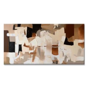 ABSTRACT ART COLOR BLOCK DECORATION PAINTING