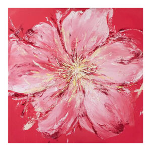 BIG RED FLOWER 3D MODERN DECORATION TEXTURE PAINTING