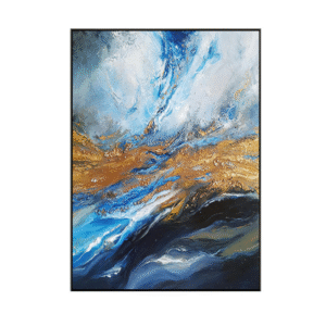 HAND-MADE SANDSTONE PAINTING 3D ABSTRACT PAINTING