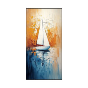 SAILING ABSTRACT TEXTURE PAINTING HAND MADE