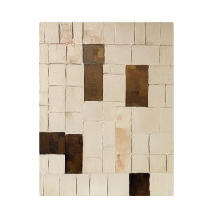 WABI-SABI STYLE ABSTRACT TEXTURE PAINTING