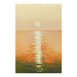 RISING SUN IN MORNING MODERN DECORATIVE PAINTING
