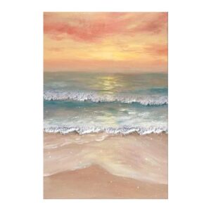 ABSTRACT SEA TEXTURE PAINTING SUNRISE LANDSCAPE DECORATION PAINTING